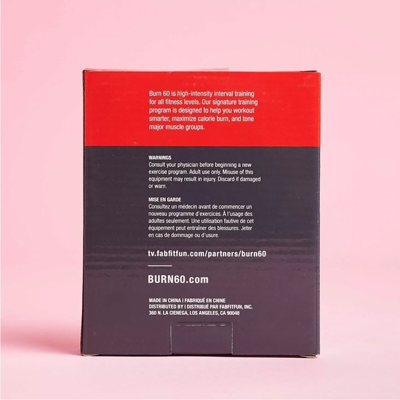 NIB Burn 60 Resistance Bands Set of 3 Light, Medium and Heavy Resistance Bands - Picture 6 of 14